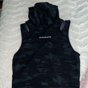 Alphalete Hooded Crop Workout Tank